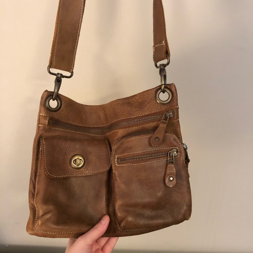 Roots Leather Purse